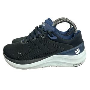 Topo Athletic Phantom 2 Women’s SIZE 7 US Running Shoes Black Midnight Blue